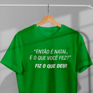 Nome do produtoCamisetas Natalinas Então é Natal