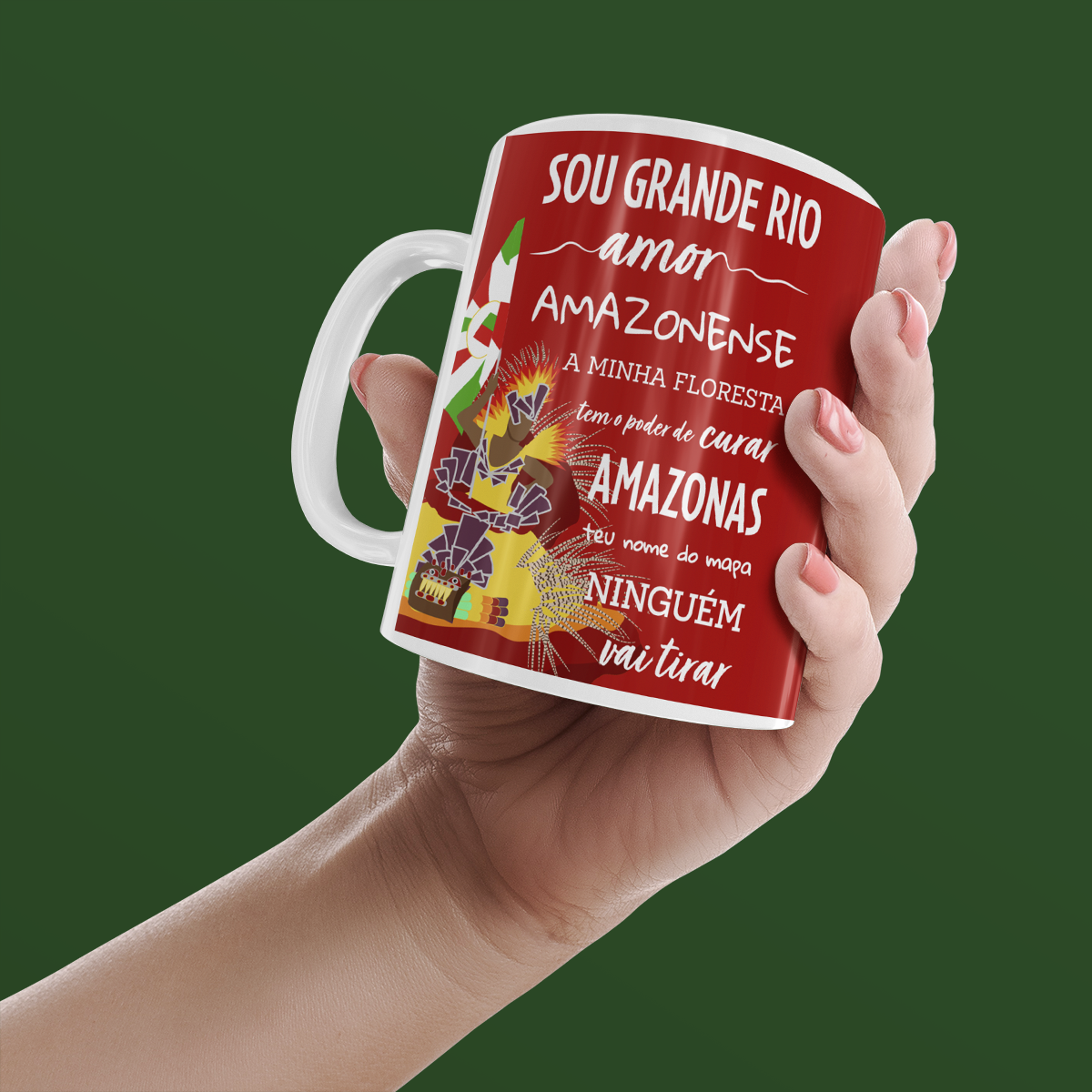 Nome do produto: Grande Rio 2006: Sou Grande Rio, amor - Caneca