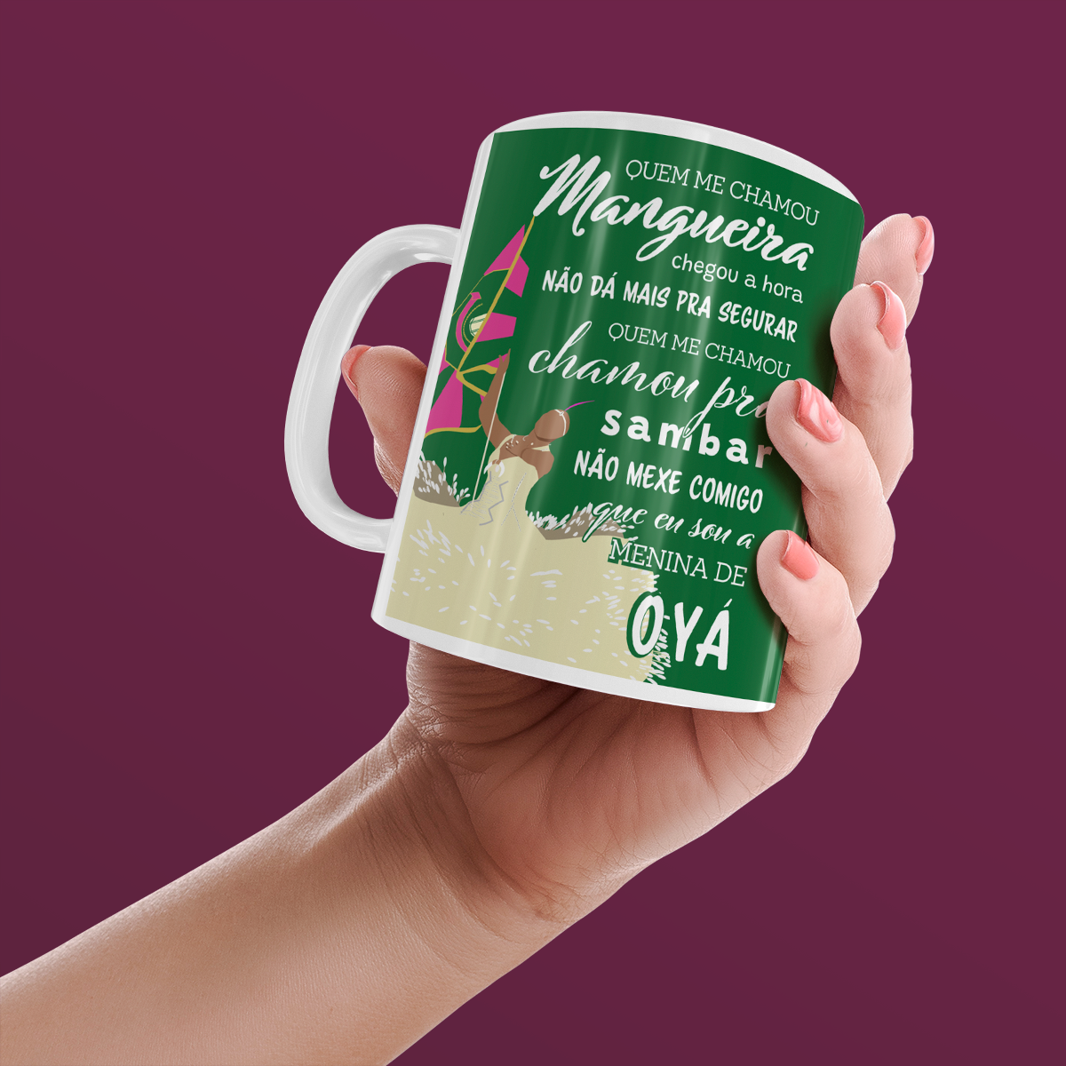 Nome do produto: Mangueira 2016: Caneca