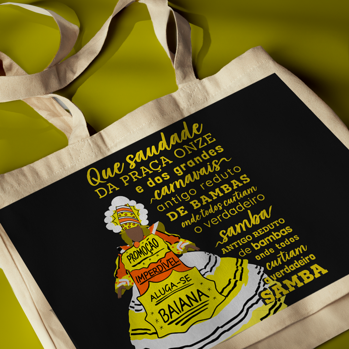 Nome do produto: São Clemente 2019 / São Clemente 1990 - Ecobag