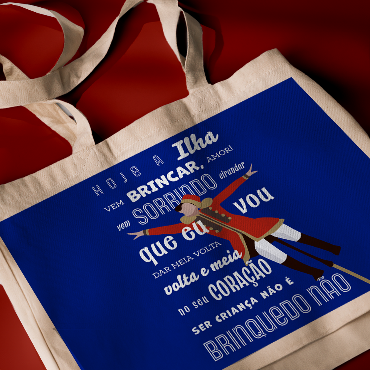 Nome do produto: União da Ilha 2014: Hoje a Ilha vem Brincar: Ecobag