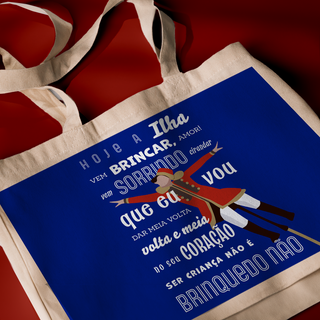 Nome do produtoUnião da Ilha 2014: Hoje a Ilha vem Brincar: Ecobag