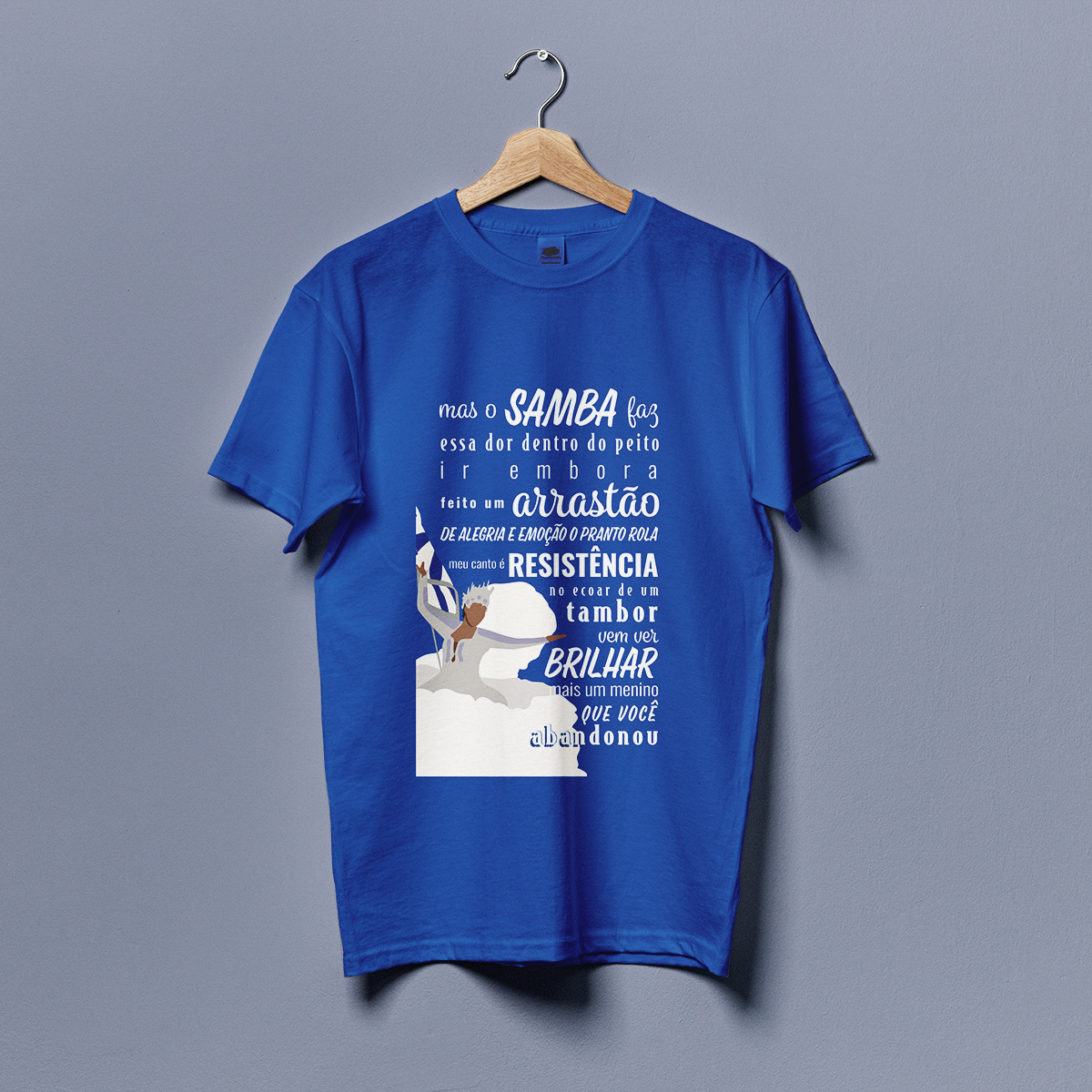 Nome do produto: Beija-Flor 2018: Mas o samba faz essa dor dentro do peito ir embora: Camiseta