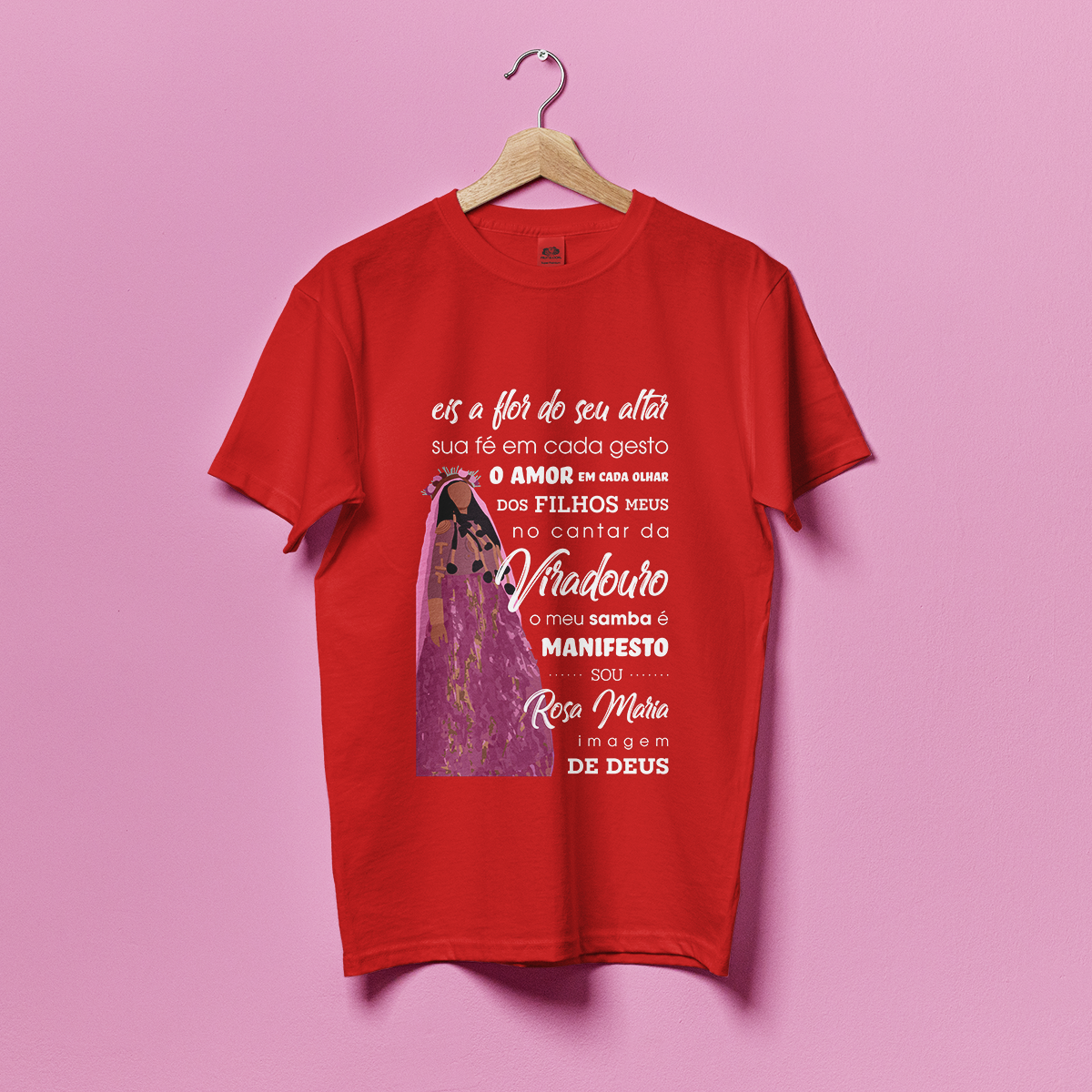 Nome do produto: Viradouro 2023: Rosa Maria - Camiseta