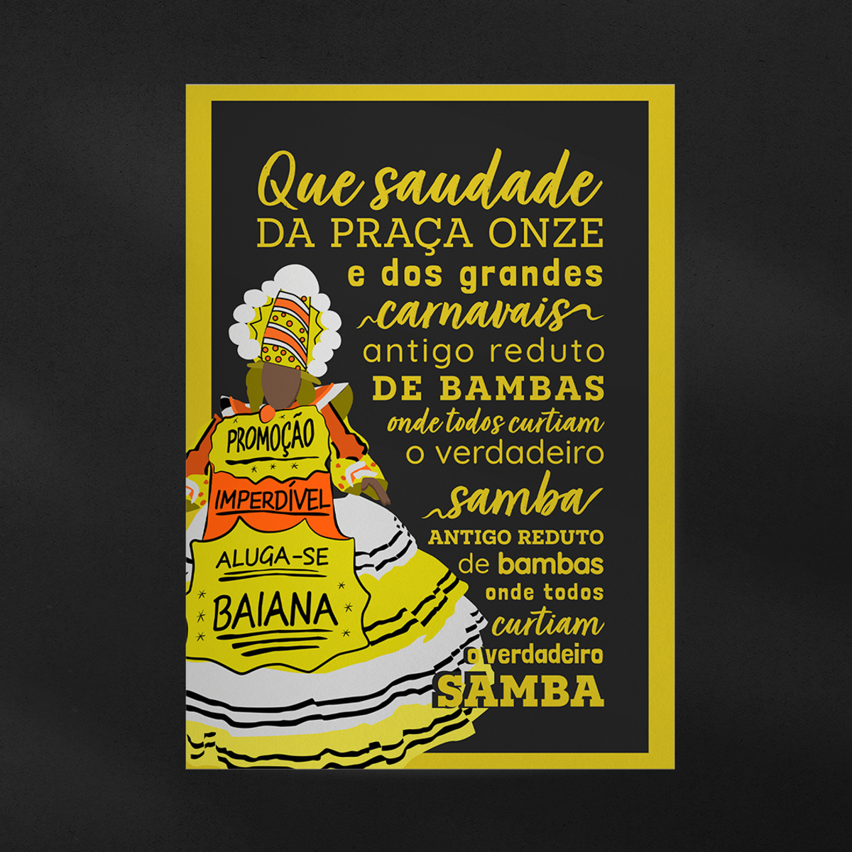 Nome do produto: São Clemente 2019 / São Clemente 1990 - Poster