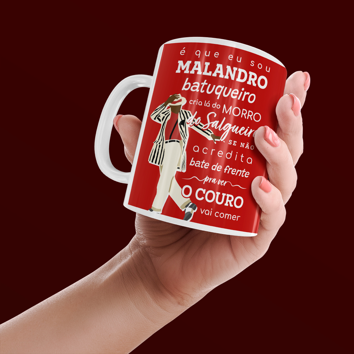 Nome do produto: Salgueiro 2016: Bate de frente pra ver - Caneca