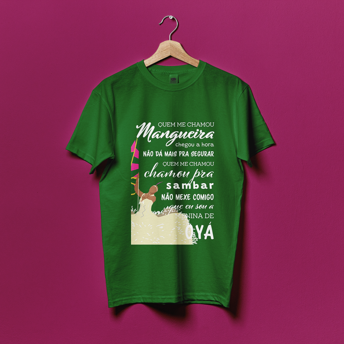 Nome do produto: Mangueira 2016 - Camiseta