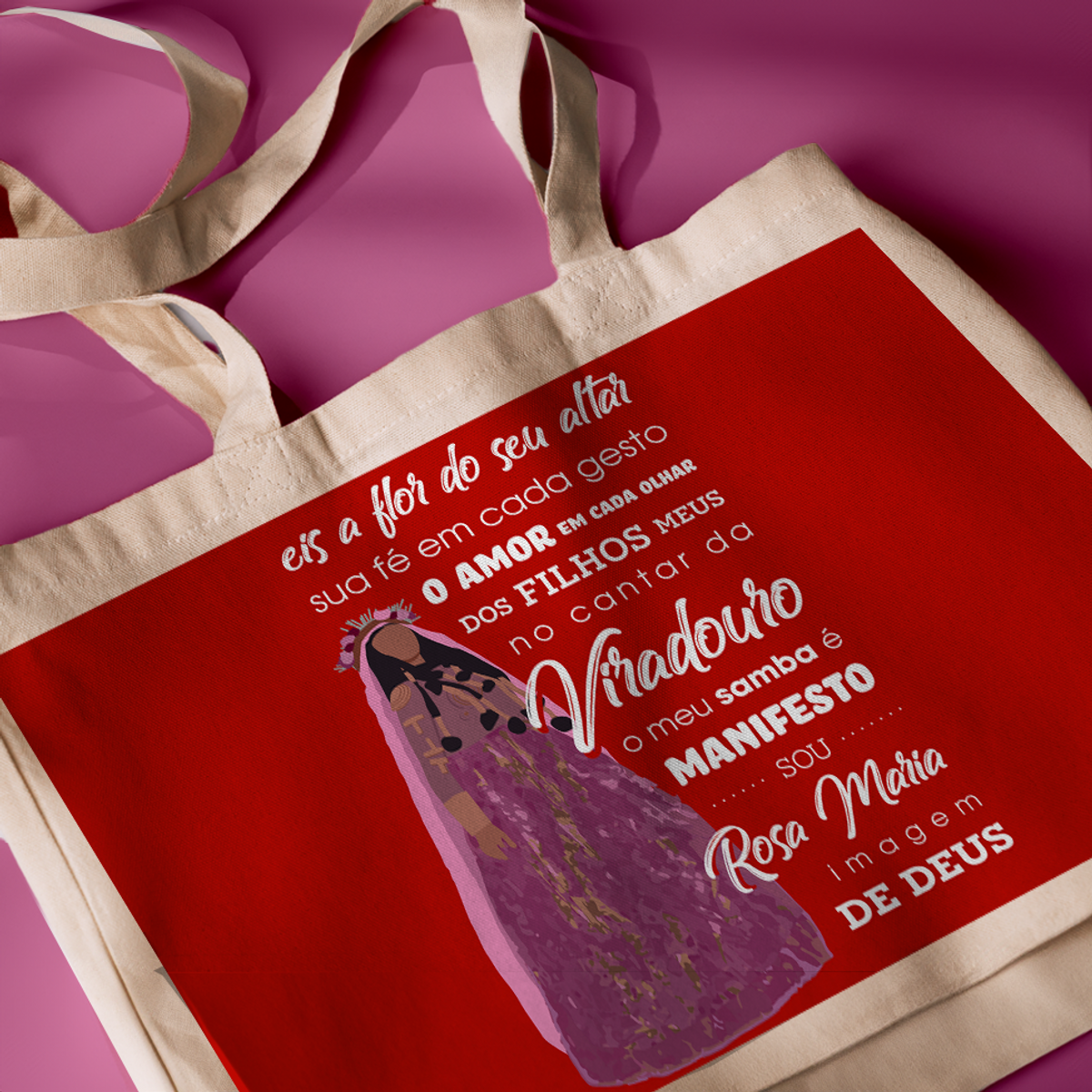 Nome do produto: Viradouro 2023: Rosa Maria - Ecobag