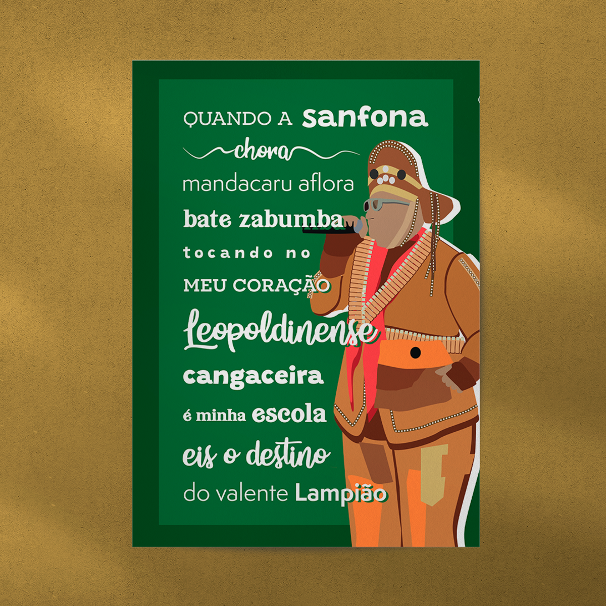 Nome do produto: Imperatriz 2023: Quando a sanfona chora... - Poster