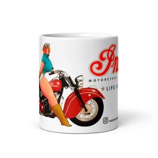 Nome do produtoCANECA - MARLENE INDIAN MOTORCYCLE