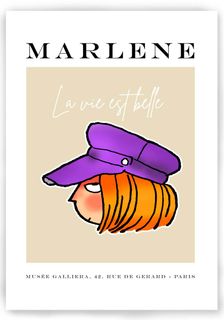 Nome do produtoPOSTER - MARLENE - LA VIE EST BELLE