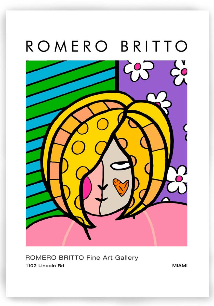 Nome do produto: POSTER - MARLENE por ROMERO BRITTO