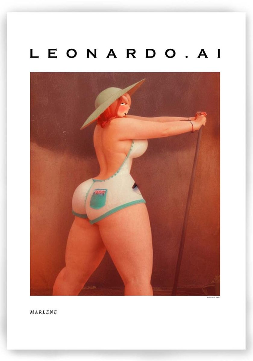 Nome do produto: POSTER - MARLENE por LEONARDO.AI