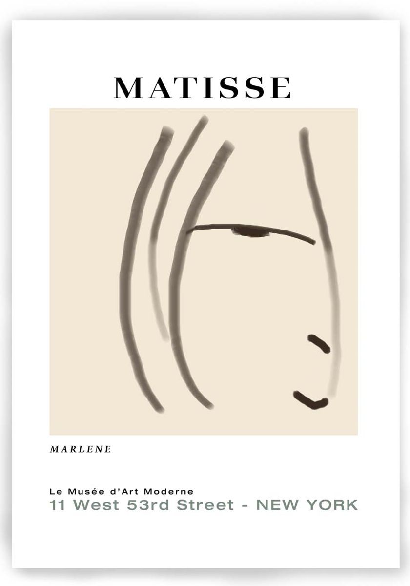 Nome do produto: POSTER - MARLENE por MATISSE