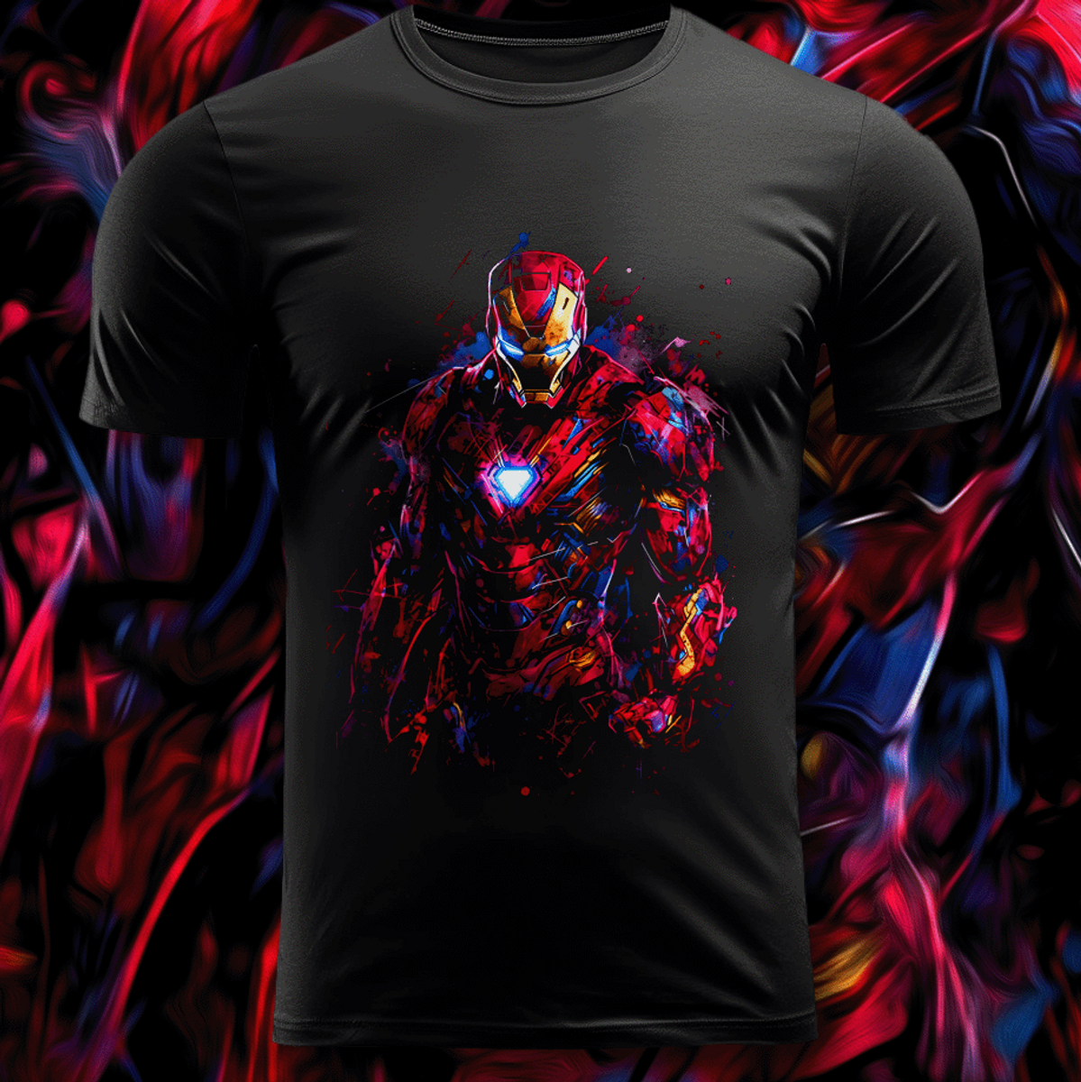 Nome do produto: Camiseta GeekColors Homem de Ferro