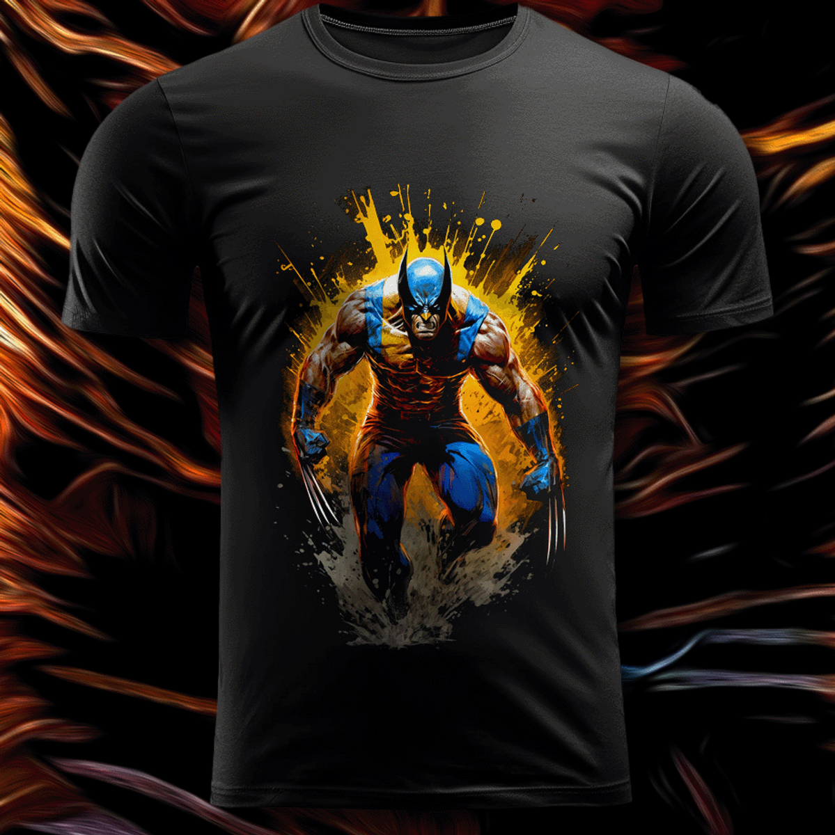 Nome do produto: Camisa GeekColors Wolverine