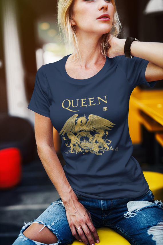 Camisa de Banda - Queen - Viscolycra Canoa