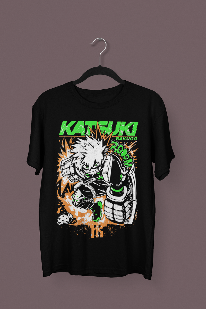 Nome do produto: Katsuki Bakugo - My Hero Academia - T-shirt Classic