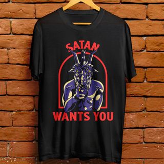 Nome do produtoCamiseta Unissex - Satan wants you