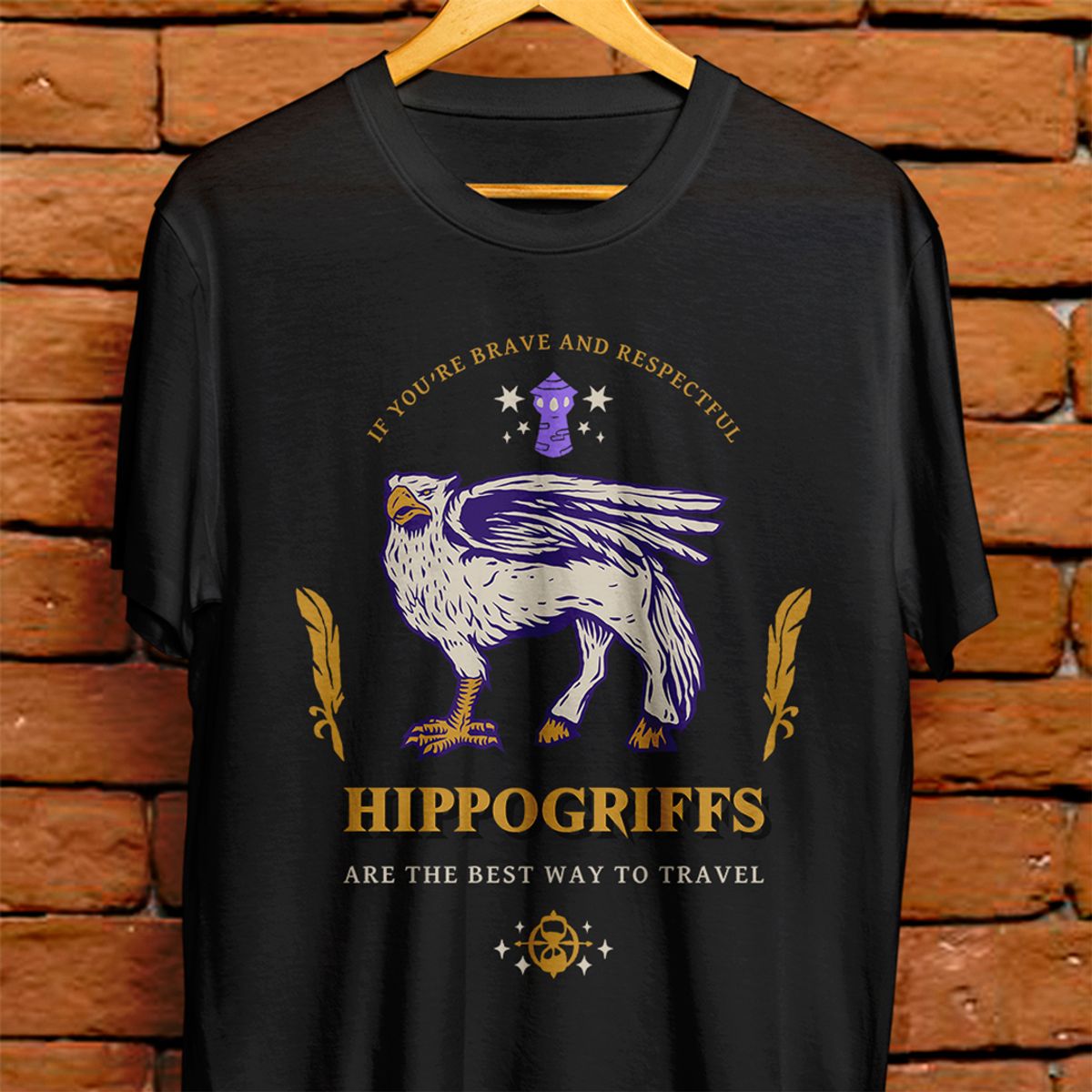 Nome do produto: Camiseta Unissex - Hippogriffs