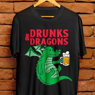 Camiseta Unissex - Drunks & Dragons