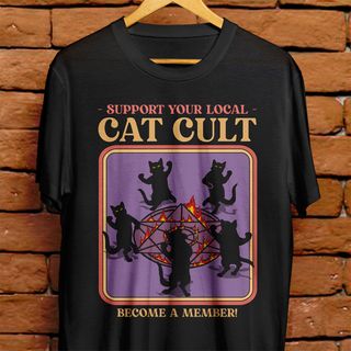 Nome do produtoCamiseta PRETA - Cat cult