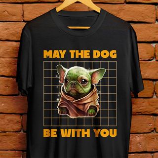 Nome do produtoCamiseta Unissex - May the dog be with you