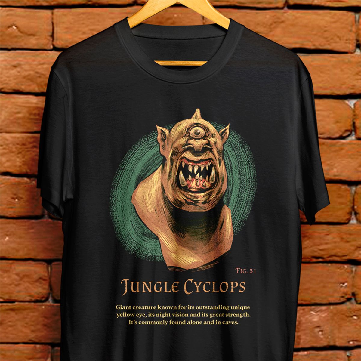 Nome do produto: Camiseta Unissex - Jungle Cyclops