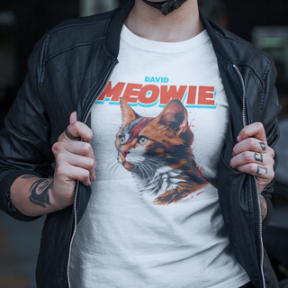 Nome do produtoCamiseta Unissex - David Meowie