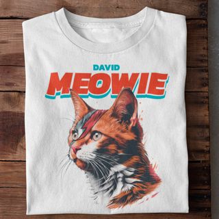 Nome do produtoCamiseta Unissex - David Meowie