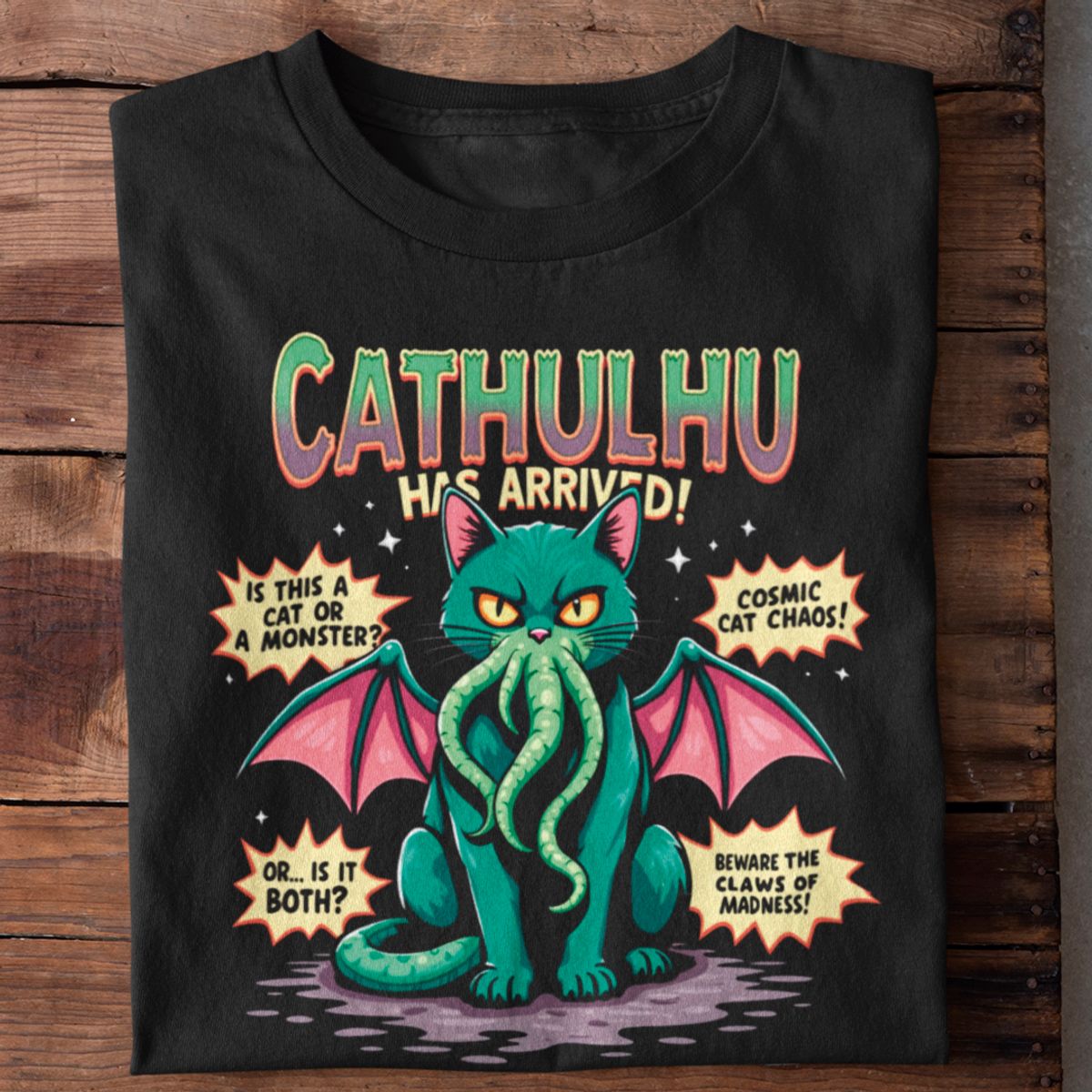 Nome do produto: Camiseta Unissex - Cathulhu 