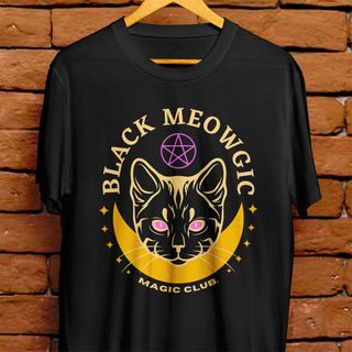 Camiseta Unissex - Black Meowgic