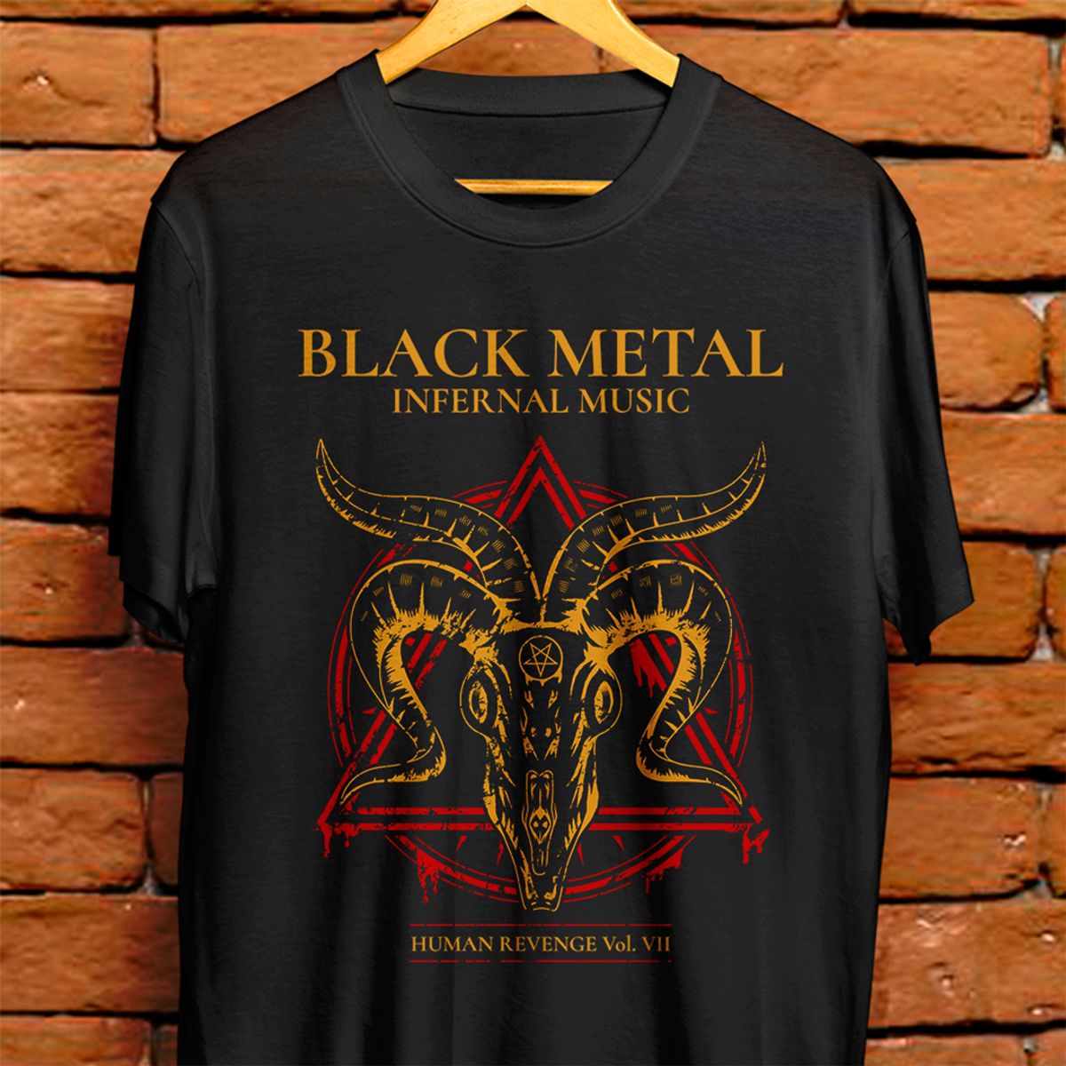 Nome do produto: Camiseta Unissex - Black Metal