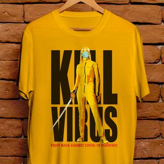 Nome do produtoCamiseta Unissex - KILL VIRUS