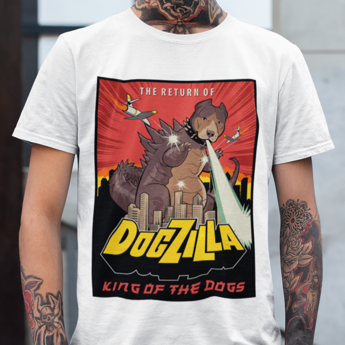 Nome do produto: Camiseta Unissex - Dogzilla