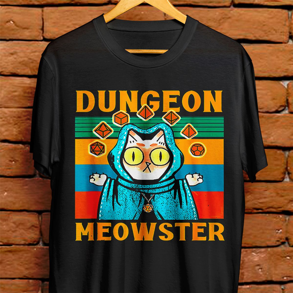 Nome do produto: Camiseta Unissex - Dungeon Meowster