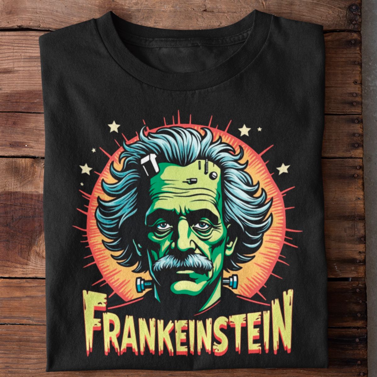 Nome do produto: Camiseta Unissex - Frankeinstein