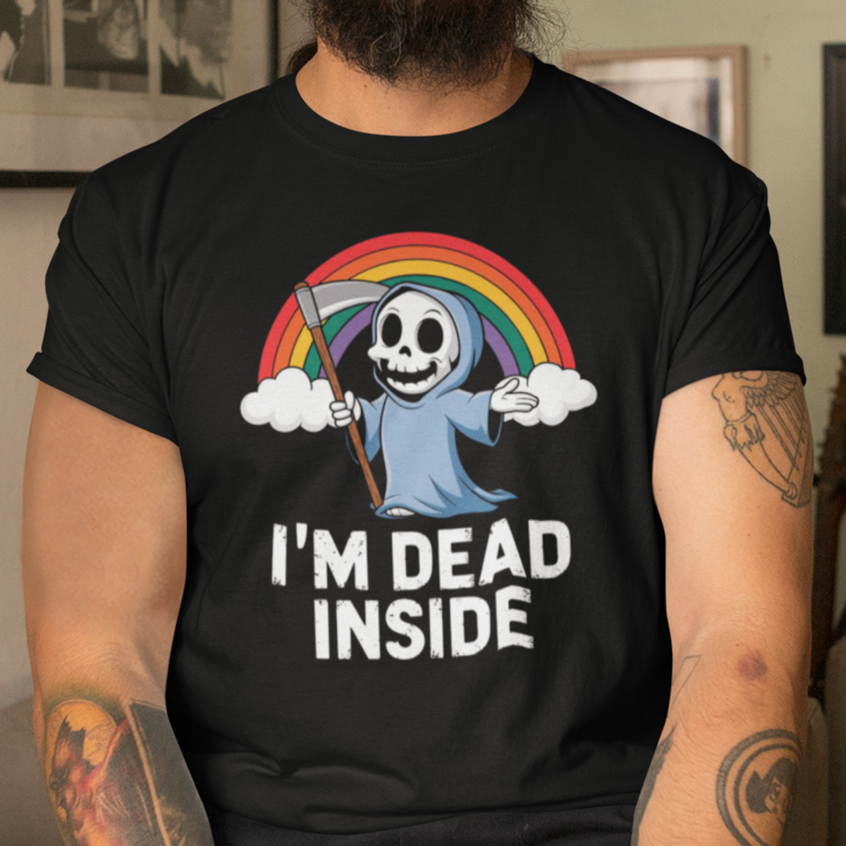 Nome do produto: Camiseta Unissex - Im dead inside