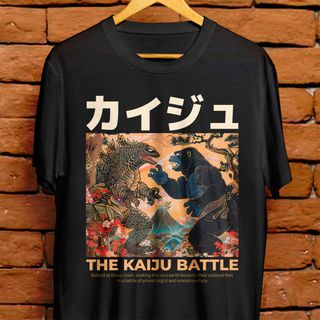 Camiseta Unissex - The kaiju battle
