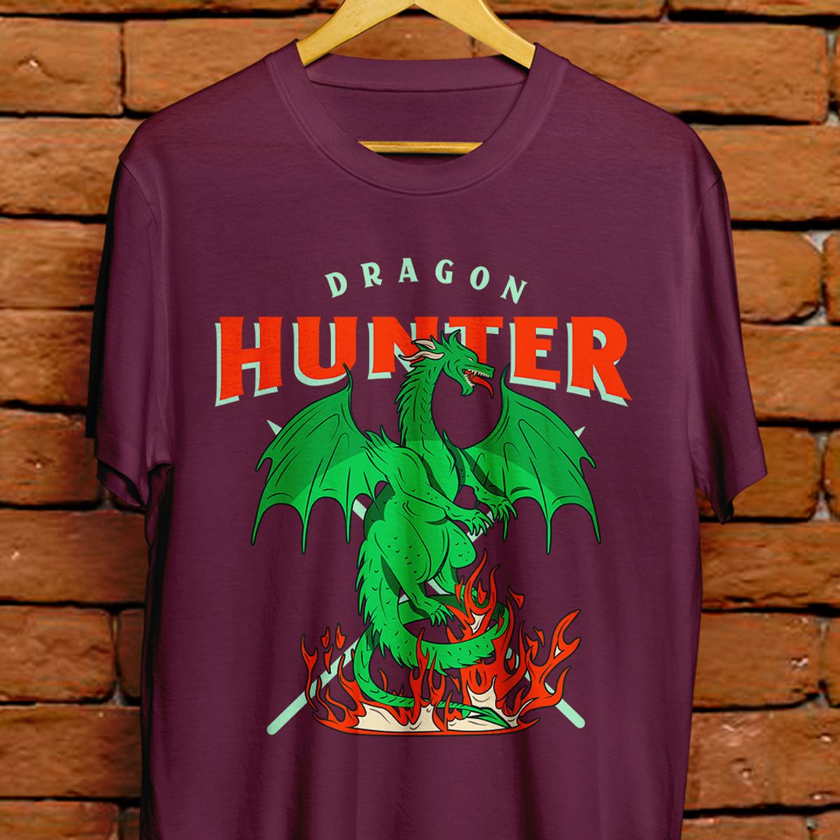 Nome do produto: Camiseta Unissex - Dragon hunter
