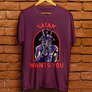 Nome do produtoCamiseta Unissex - Satan wants you