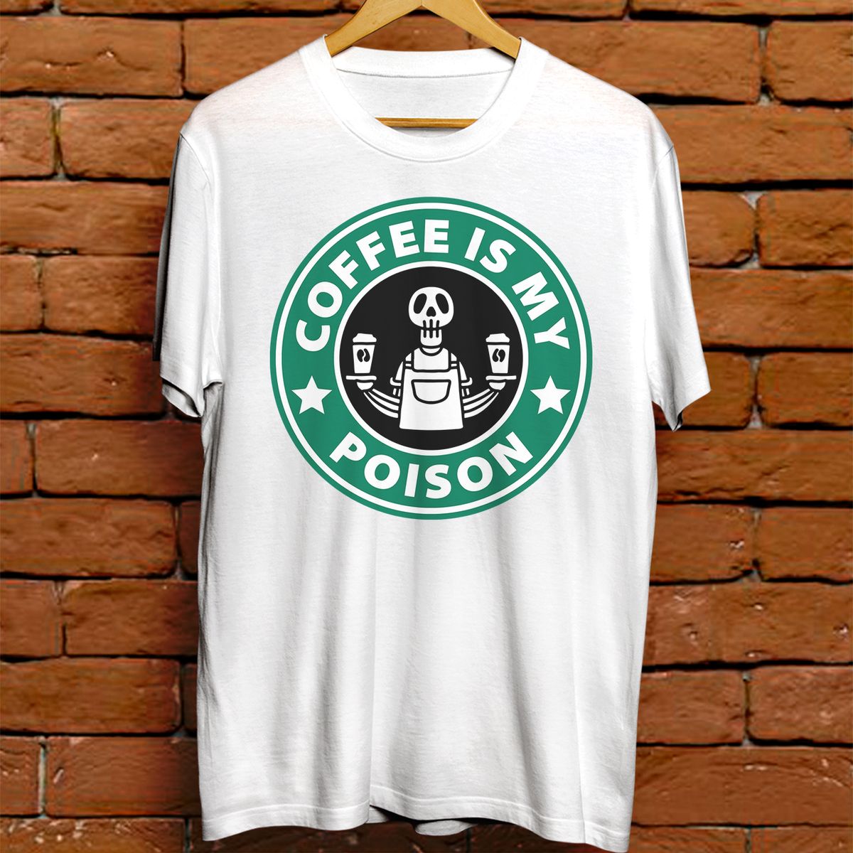 Nome do produto: Camiseta - Coffee is my poison
