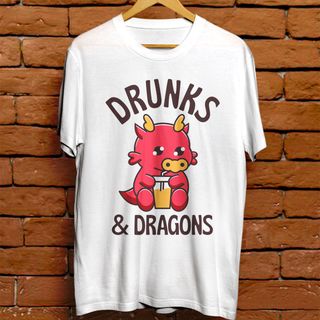 Nome do produtoCamiseta - Drunks e dragons