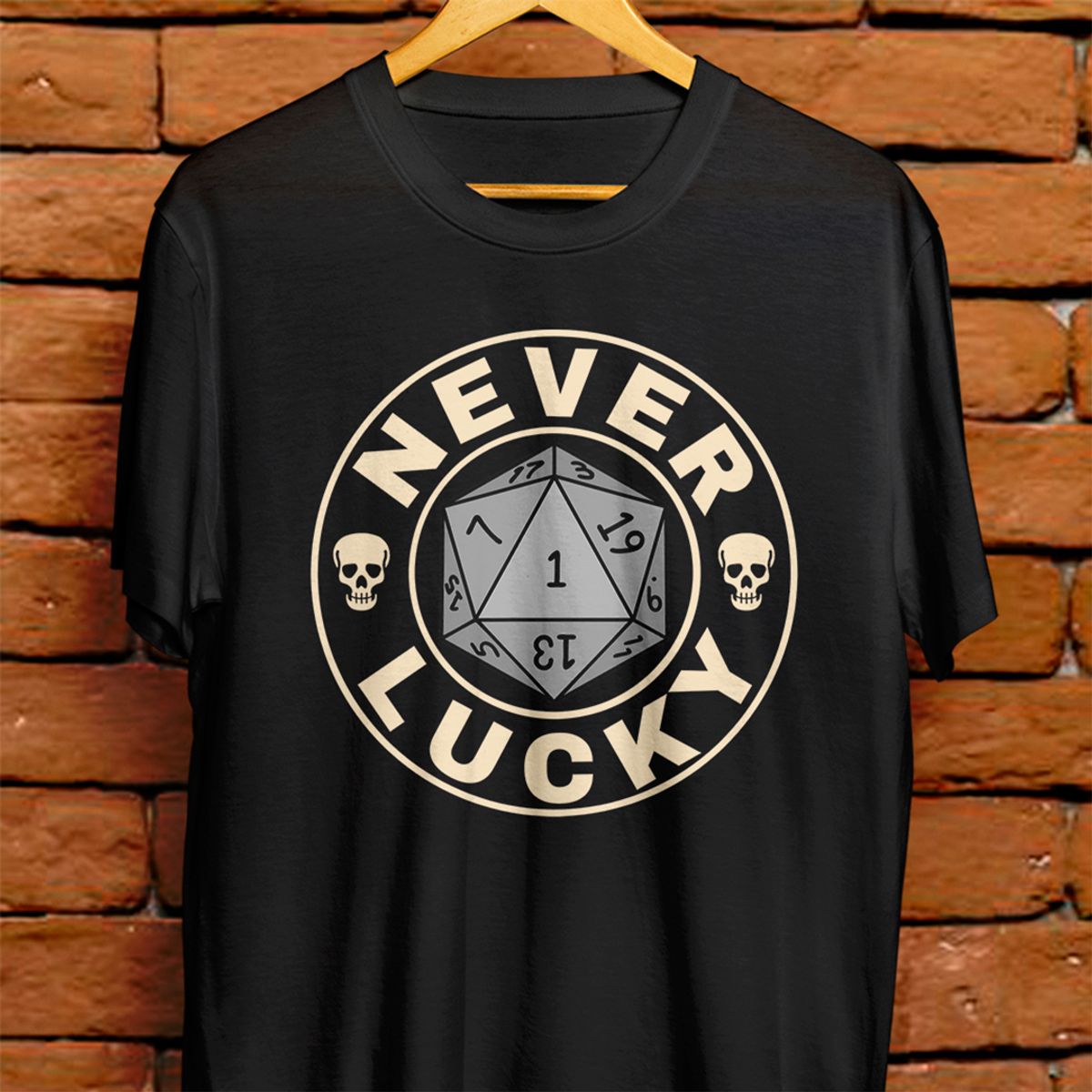 Nome do produto: Camiseta - Never lucky