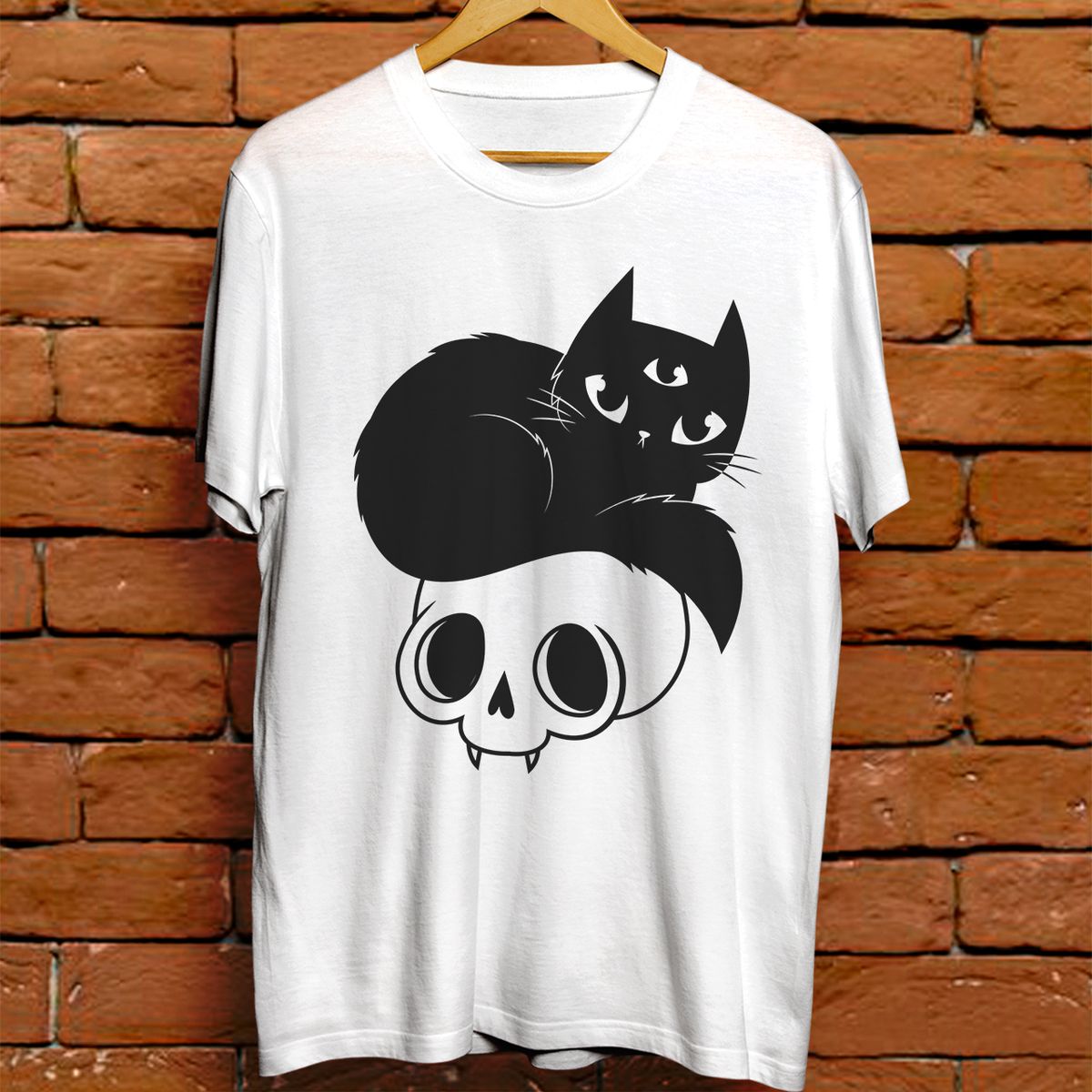 Nome do produto: Camiseta - Devil cat