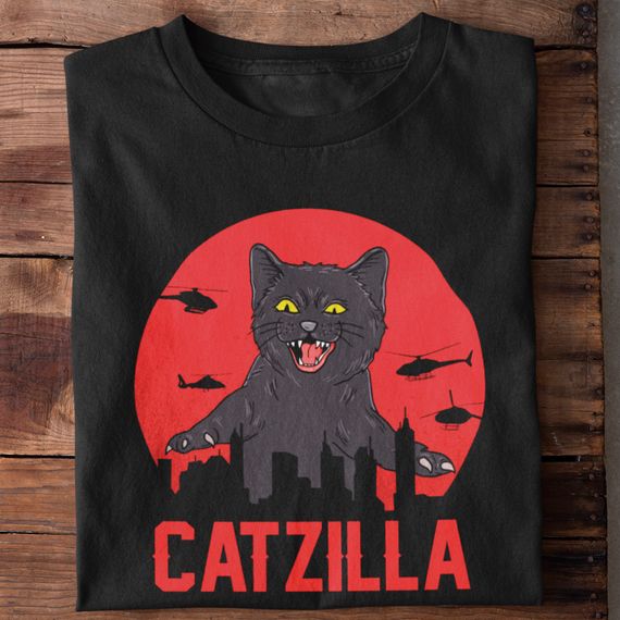 Camiseta Unissex - Catzilla