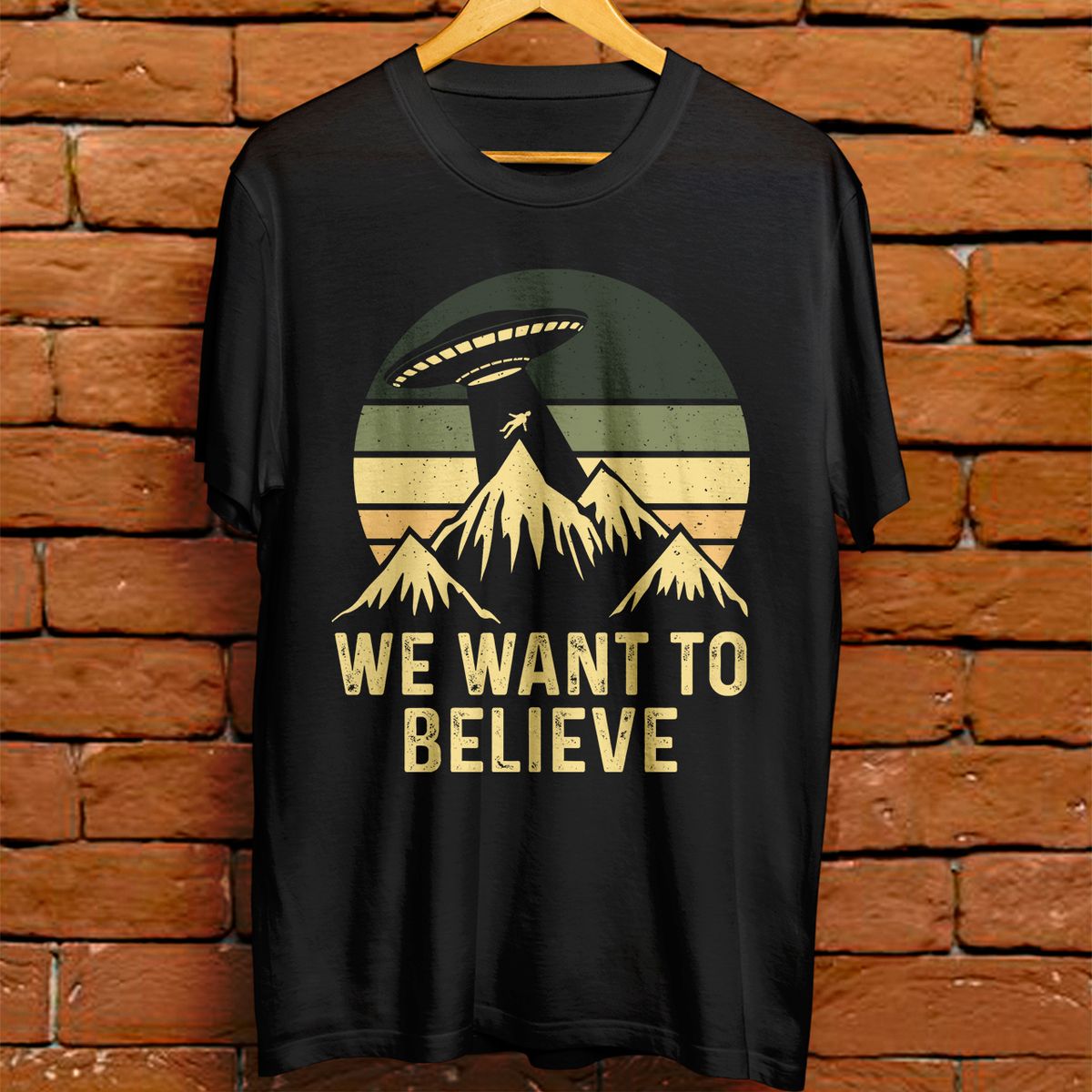 Nome do produto: Camiseta - We want to believe
