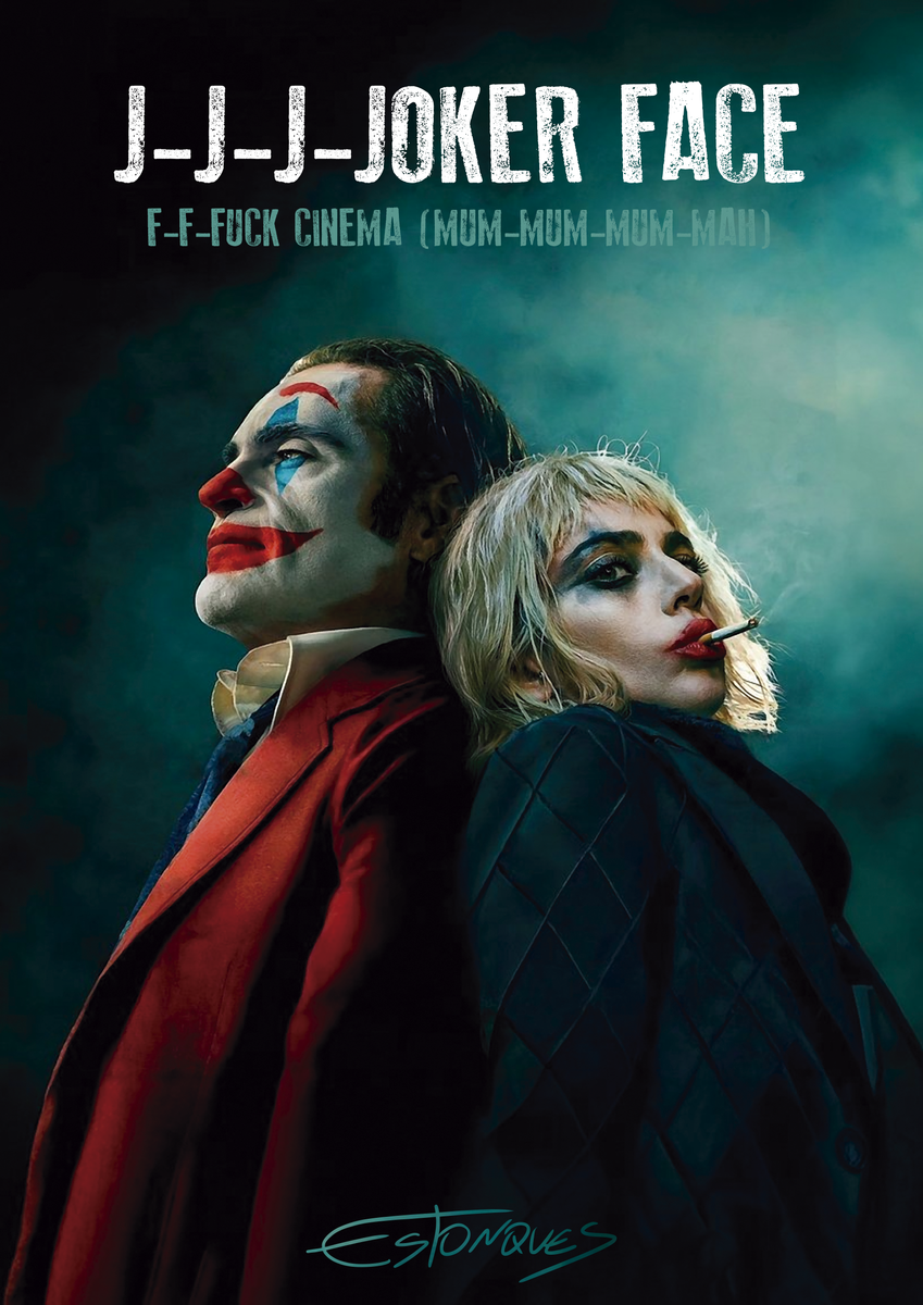 Nome do produto: Poster Joker Face (Coringa: Delírio à Dois)