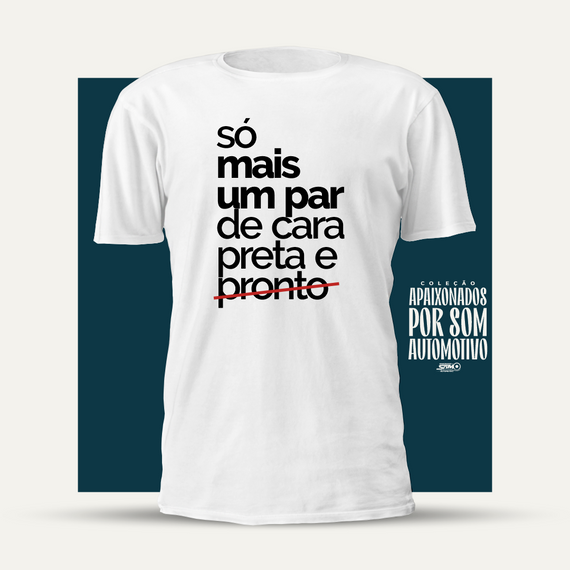 Camiseta Branca #SóMaisUmPar