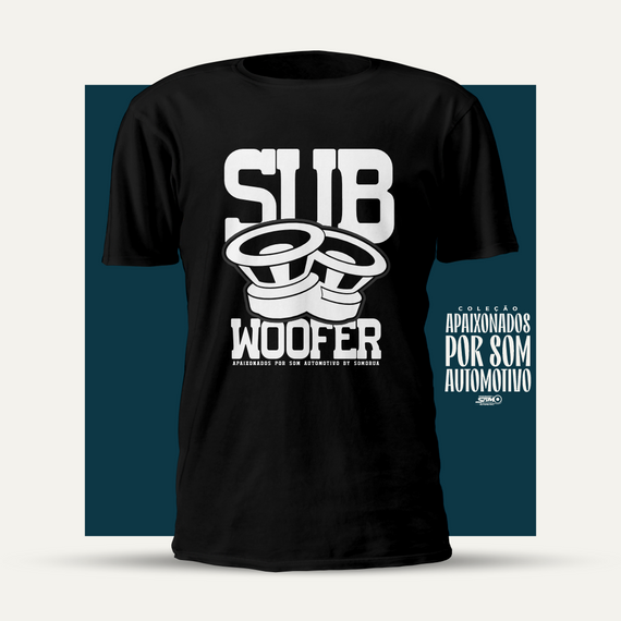 Camiseta Preta #Subwoofer